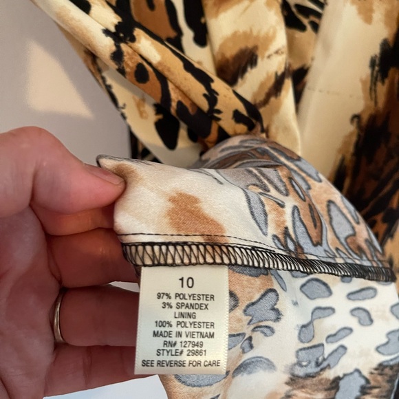 Emma / Michele Leopard Animal Print Dress - Picture 13 of 16